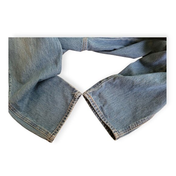 Levi's Full-Length Denim Overalls, Midwash, Size S - Picture 10 of 16